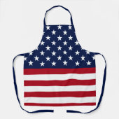 Tablier Drapeau patriotique USA étoiles et rayures (Recto)