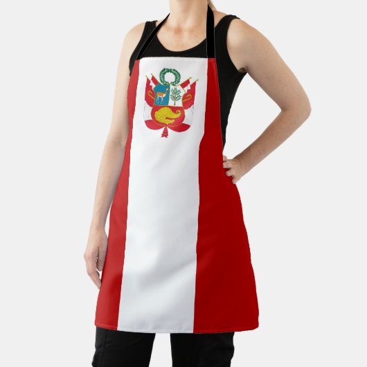 Tablier Drapeau péruvien (Insitu)