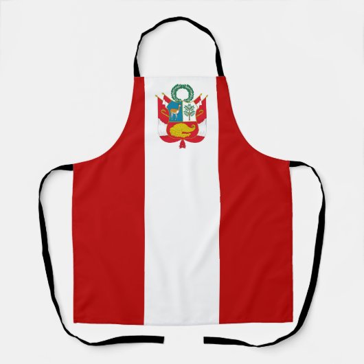 Tablier Drapeau péruvien (Recto)