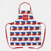 Tablier DRAPEAU PHILIPPINES | Monogramme | Philippines (Recto)