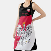 Tablier Drapeau polonais et goût de chez soi, Pologne / Po (Insitu)