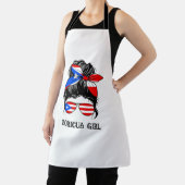 Tablier Drapeau Porto Rico fille mignonne Boricua (Insitu)