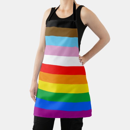 TABLIER DRAPEAU PRIDE LGBTQ+ INCLUSIF (Insitu)