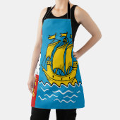 Tablier Drapeau Saint-Pierre-et-Miquelon (Insitu)