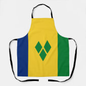 Tablier Drapeau Saint-Vincent (Recto)