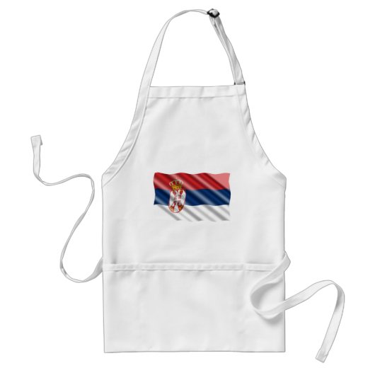 Tablier Drapeau serbe (Devant)