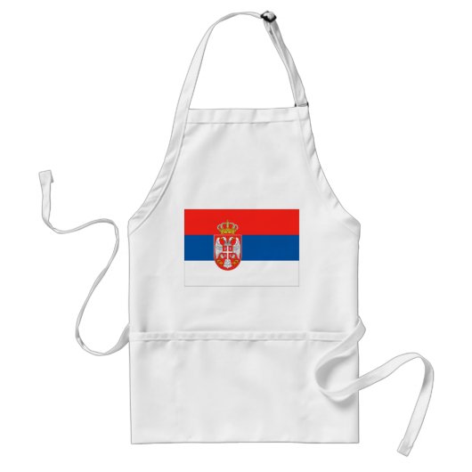 Tablier Drapeau serbe (Devant)