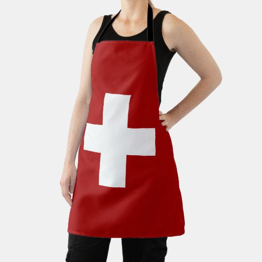 Tablier Drapeau suisse (Insitu)