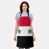 Tablier Drapeau syrien (Porté)