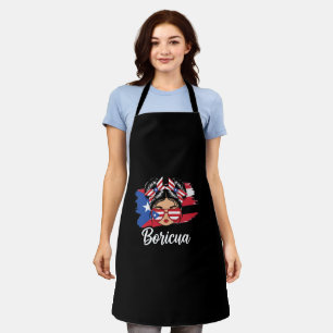 Tablier Drapeau tendance Boricua Girl Porto Rico