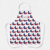 Tablier DRAPEAU TEXAN | Monogramme | Texas (Recto)