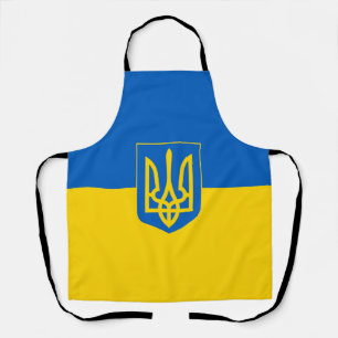 Tablier Drapeau ukrainien avec armoiries