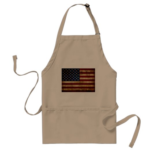 Tablier Drapeau USA / Grunged (Devant)