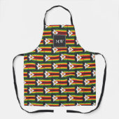Tablier DRAPEAU ZIMBABWE | Monogramme | ZIMBABWEAN (Recto)