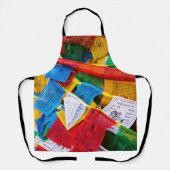 Tablier Drapeaux de prière tibétains colorés - Tibet (Recto)