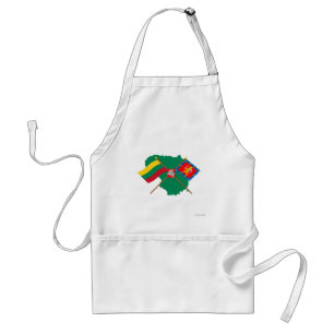 Tablier Drapeaux du comté de la Lithuanie et du Taurage,