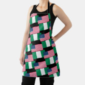 Tablier Drapeaux du Parti nigérian américain (Insitu)