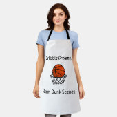 Tablier Dribble Dreams, Scènes de Dunk Basketball (Porté)