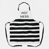 Tablier Drôle apron chaud désordre (Recto)