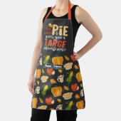 Tablier Drôle Baker Math Pie Pun Thanksgiving Motif alimen (Insitu)