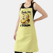 Tablier Drôle banane punny smile mot art (Insitu)