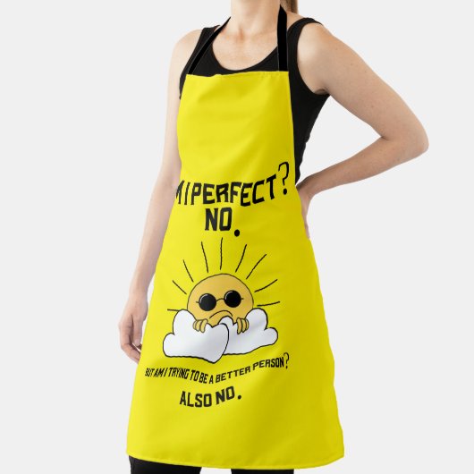 Tablier Drôle cadeau de motivation sarcastique (Insitu)