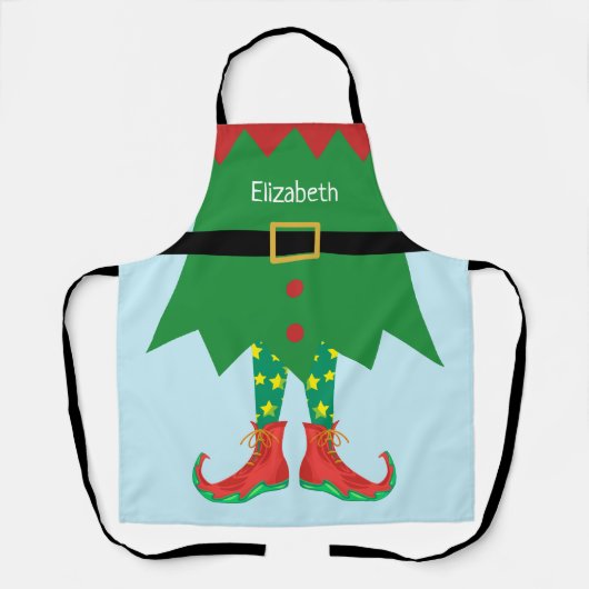 Tablier Drôle cadeau Noël Elf Père Noël Helper Holiday (Recto)