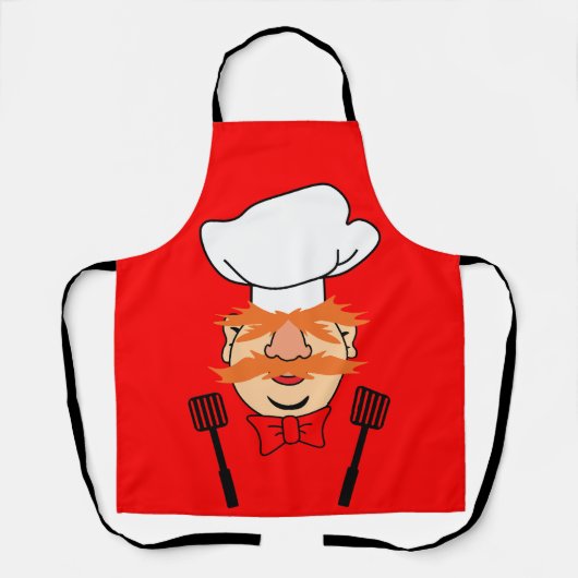 Tablier Drôle Chef suédois (Recto)