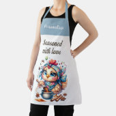Tablier Drôle Citation Amour Cute Cuisine poulet (Insitu)