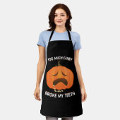 Tablier Drôle Citrouille Halloween Candy cadeau (Porté)