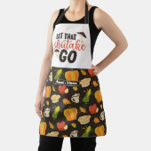 Tablier Drôle Cook Shiitake Pun Thanksgiving Motif aliment (Insitu)