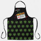 Tablier Drôle Cuisine Biodanger Brut (Recto)