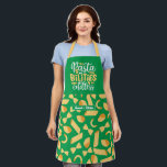 Tablier Drôle Cuisine Pun Italien Chef de cuisine Pasta Mo<br><div class="desc">Tablier drôle et cool pour rendre la cuisine plus amusante. Cadeau personnalisé pour la famille et les amis qui aiment la cuisine, la cuisson et essayer une nouvelle recette dans la cuisine. Customisez le libellé qui convient à votre occasion. Vous pouvez utiliser l'outil de conception pour modifier davantage le type...</div>