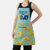 Tablier Drôle Cuisine Pun Squeeze Le Jour Lemon Motif (Insitu)