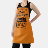 Tablier drôle cuisine sorcière Halloween Apron (Insitu)