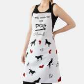 Tablier Drôle de dire Labrador Retriever Personnalisé (Insitu)