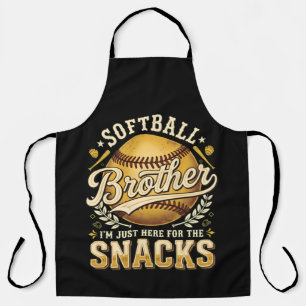 Tablier Drôle de frère de softball Snacks Sports