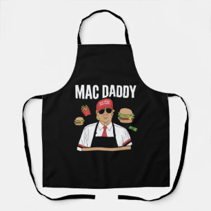 Tablier Drôle de Trump Fries faisant des frites Mac Daddy