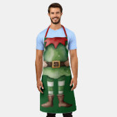 Tablier Drôle Elf (Porté)