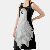 Tablier Drôle Fantôme D'Halloween Dessin Passé (Insitu)