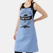 Tablier Drôle Fête des pères Chef Daddy BLUE & Black Apron (Insitu)