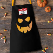 Tablier Drôle Halloween Éffrayant Citrouille Costume Apron