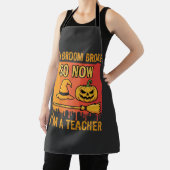 Tablier Drôle Halloween Professeur Mon Balai Cassa Design (Insitu)