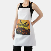 Tablier Drôle Happy Halloween design (Insitu)