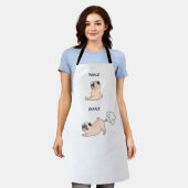 Tablier Drôle Inhale Exhale Chien (Porté)
