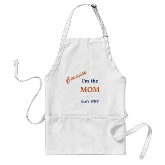 Tablier Drôle, je suis la maman (Devant)