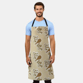 Tablier Drôle Jour de la Jambe Motif Thanksgiving Drumstic (Porté)
