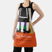 Tablier Drôle Joyeux Halloween Jambes sorcières Personnali (Insitu)