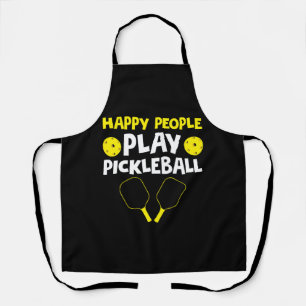 Tablier Drôle Joyeux Jouer Au Pickleball
