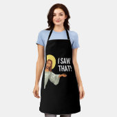 Tablier Drôle Mème Jésus J'Ai Vu Que Citation Chrétienne D (Porté)